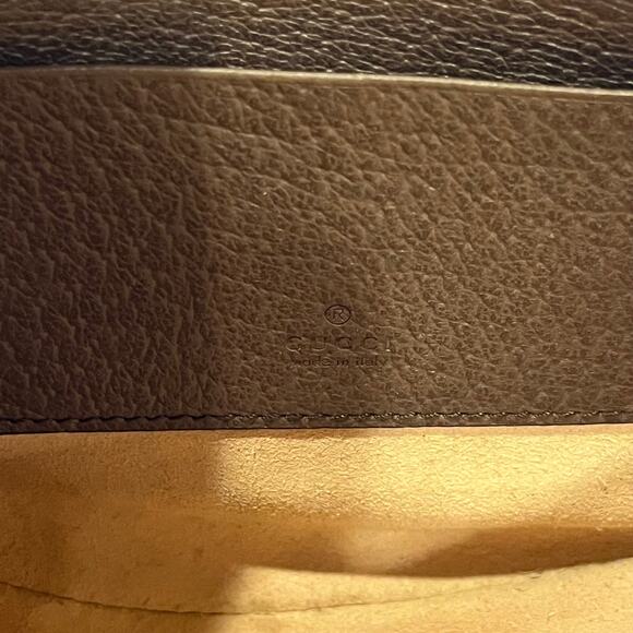 GUCCI Ophidia Round Mini GG Supreme Monogram Web Backpack - Picture 9 of 11